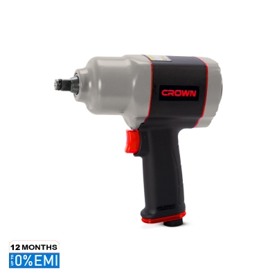 Picture of CROWN Pneumatic Impact Wrench Max. torque 800Nm, Tool holder 12.7mm (1/2 "), 85.34-113.78 psi , CT38115 - Kings Trading