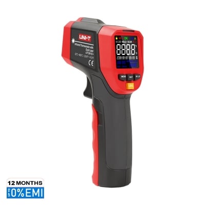 Picture of UNI-T UT301C+ Infrared Thermometer with Circular Ring LASER -32℃~600℃ Color EBTN  Non-Contact IR Infrared Digital C/F Selection Surface Temperature Pyrometer Imager  - Kings Trading