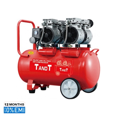 Picture of TANDT Silent and Oil Free Air Compressor, Capacity 50L, Power 2.5HP, Max Pressure: 7 Bar, Model: TT2550S - Kings Trading