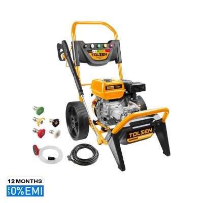 Picture of TOLSEN Petrol Gasoline High Pressure Washer 7HP (5250W), 220Bar (3190PSI), 208CC Air Cooled 4 Stroke PWRBLAST 79576 - Kings Trading