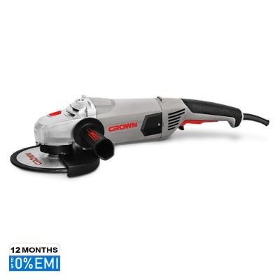 Picture of CROWN 7" Angle Grinder 2600W, 180mm, 8500rpm, with soft start CT13489-180S - Kings Trading