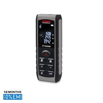 Picture of CROWN 80M Digital LASER Distance Measure Meter (0-260ft)CT44034 - Kings Trading