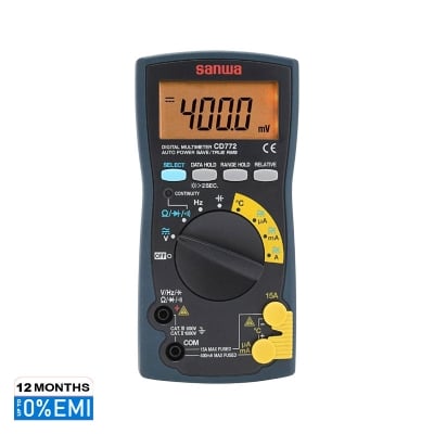 Picture of SANWA CD772 Digital Multimeters Ture RMS Blacklight & Temperature measurement