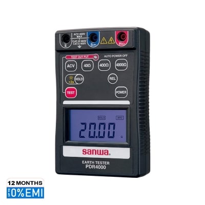 Picture of SANWA PDR4000 Digital Earth Tester Earth Resistance Tester