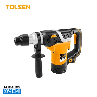 Picture of TOLSEN Rotary Hammer SDS-Plus w/ 5Pcs Drills & Chisel Hard Case 1500W Industrial FX Series 88531 - Kings Trading