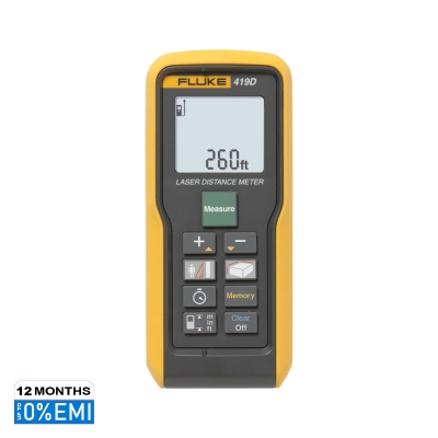 Picture of Fluke 419D Laser Distance Meter 80M or 260-ft Laser Distance Measurer