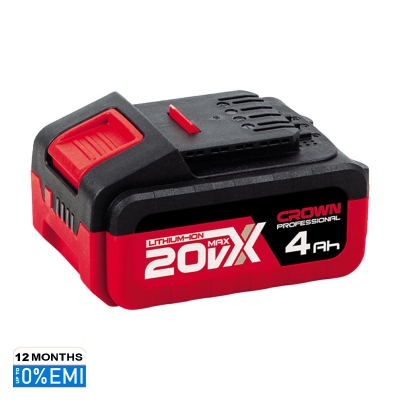 Picture of CROWN 20V 4Ah Battery Model: CAB204014XE, For CROWN 20V Cordless Power Tools - Kings Trading