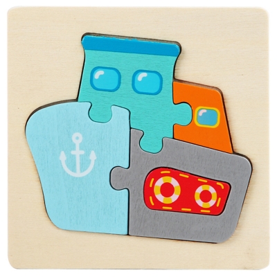 Picture of Ocean Explorers Wooden Puzzle 10 x 10cm - Kids Educational Toy
