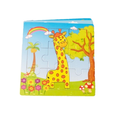 Picture of Giraffe Wooden Puzzle - Kids Educational Toy