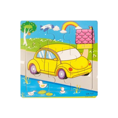 Picture of Car Wooden Puzzle - Kids Educational Toy