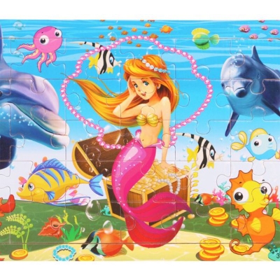 Picture of Disney Ocean Wonders Wooden Puzzle - Kids Educational Toy