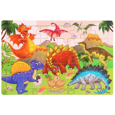 Picture of Jurassic World Wooden Puzzle - Kids Educational Toy