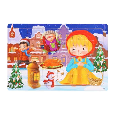 Picture of Christmas Magic Wooden Puzzle - Kids Educational Toy