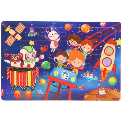 Picture of Journey To The Stars Wooden Puzzle For Kids - Kids Educational Toy