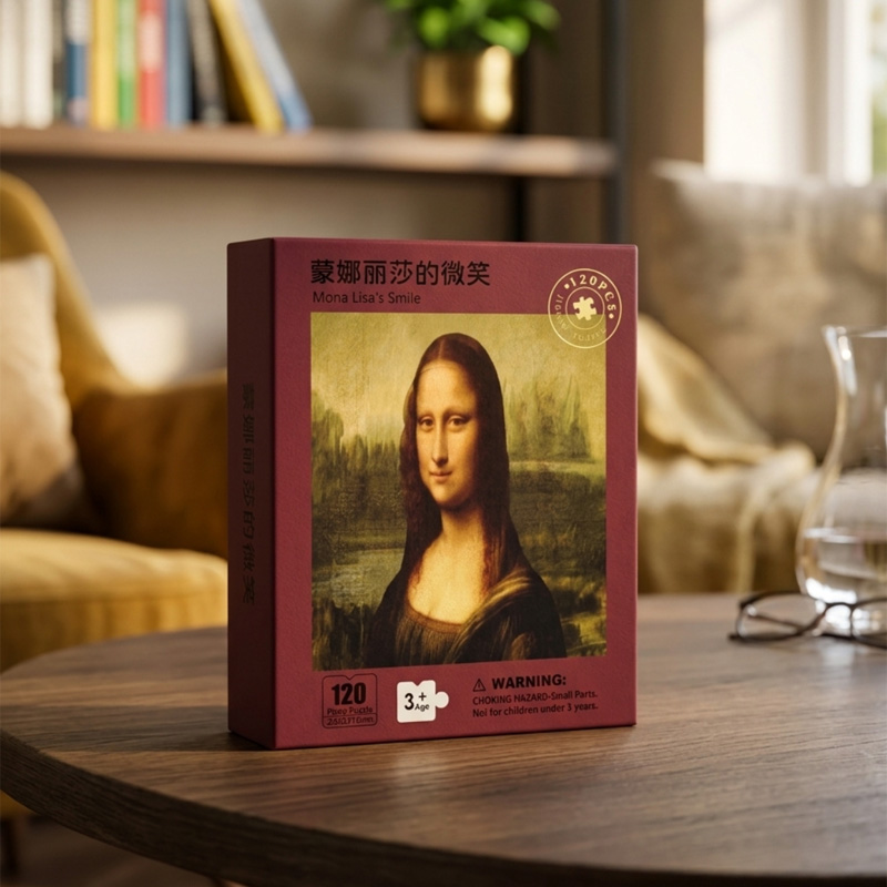 Picture of 120 Pieces Paper Puzzle – Kids Educational Toy (Mona Lisa)