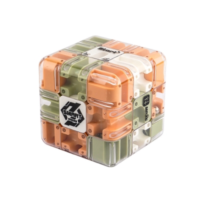 Picture of Premium 3D Rubik's Cube Ball Maze Puzzle – Kids Educational Toy - Khaki
