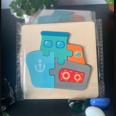 Picture of Ocean Explorers Wooden Puzzle 10 x 10cm - Kids Educational Toy