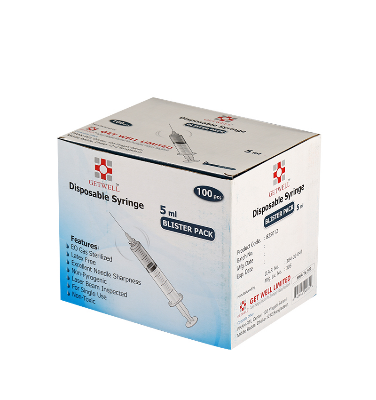 Picture of Disposable Syringe 5ml 1 Piece for Safe and Easy Medication Application