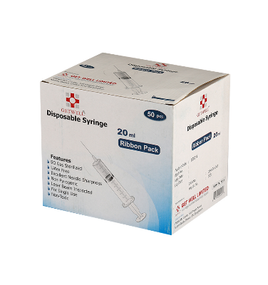 Picture of Disposable Syringe 5ml 1 Piece for Safe and Easy Medication Application