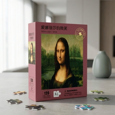 Picture of 120 Pieces Paper Puzzle – Kids Educational Toy (Mona Lisa)
