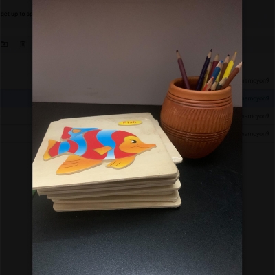 Picture of The Fish Wooden Puzzle - Kids Educational Toy