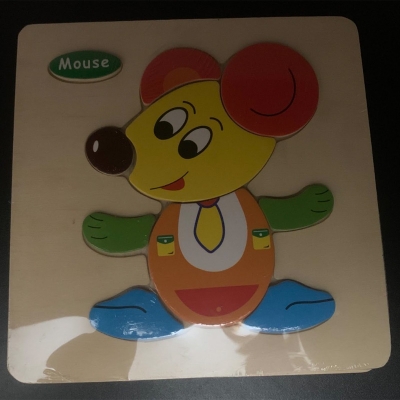 Picture of Mouse Maze Wooden Puzzle - Kids Educational Toy