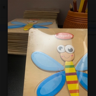 Picture of The Dragonfly Wooden Puzzle - Kids Educational Toy
