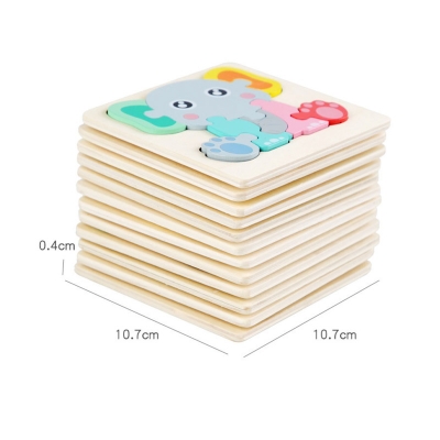 Picture of The Owl Wooden Puzzle 10x10cm - Kids Educational Toy