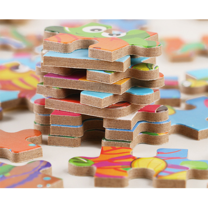 Picture of 60 Pieces Premium Wooden Puzzle - Kids Educational Toy | Colorful Print with Iron Box (Mermaid)