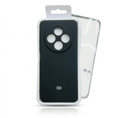 Picture of For Redmi 14c Luxury Silicon Protect Back Cover Soft Case