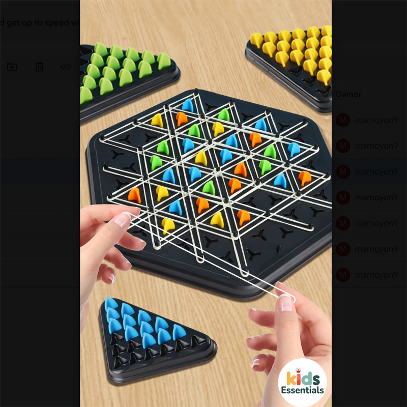 Picture of Chain Chess Family Fun Board Game - Kids Educational Toy