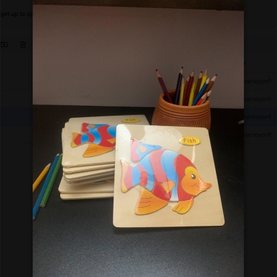 Picture of The Fish Wooden Puzzle - Kids Educational Toy