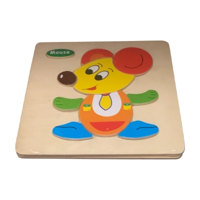 Picture of Mouse Maze Wooden Puzzle - Kids Educational Toy