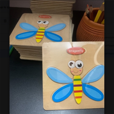 Picture of The Dragonfly Wooden Puzzle - Kids Educational Toy