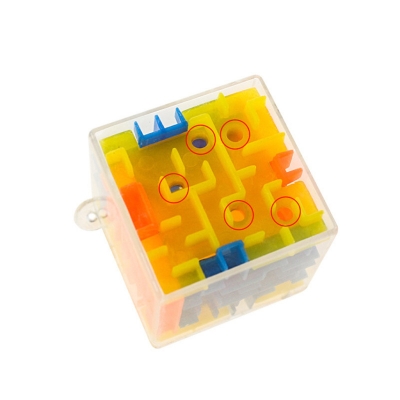 Picture of 3D Maze Cube Puzzle - Kids Educational Toy