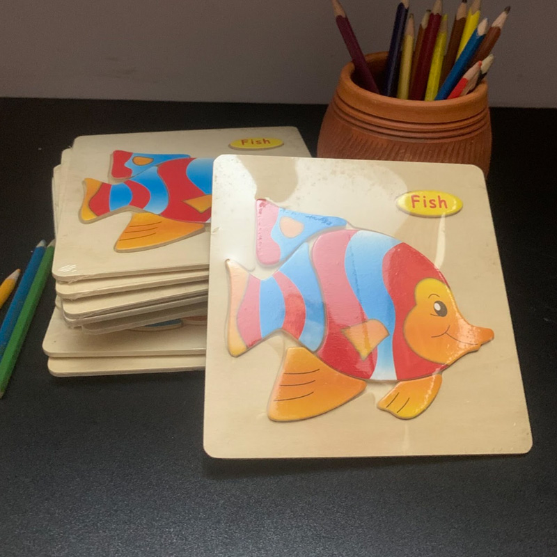 Picture of The Fish Wooden Puzzle - Kids Educational Toy