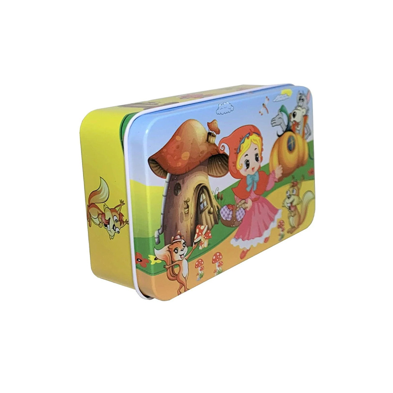 Picture of 60 Pieces Premium Wooden Puzzle - Kids Educational Toy | Colorful Print with Iron Box (Little Red Riding Hood)