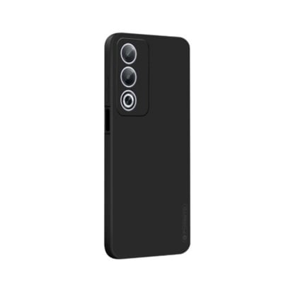 Picture of For Oppo A3 Pro 5G Back Cover Soft Liquit Silicone Camera Protactor Phone Cover Simple Solid Color Soft Silicone TPU Case