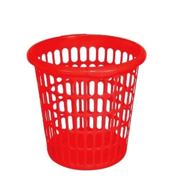Buy Round Laundry Basket 45 CM Red Online at Best Price