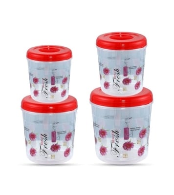 Buy Multipurpose Cont 4 Pcs Set (3,5,7,10L) Printed Online at Best Price