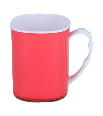 Royal Mug 400 ML White & Trans Red