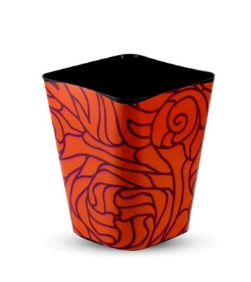 Buy Square Paper Basket Black Online at Best Price