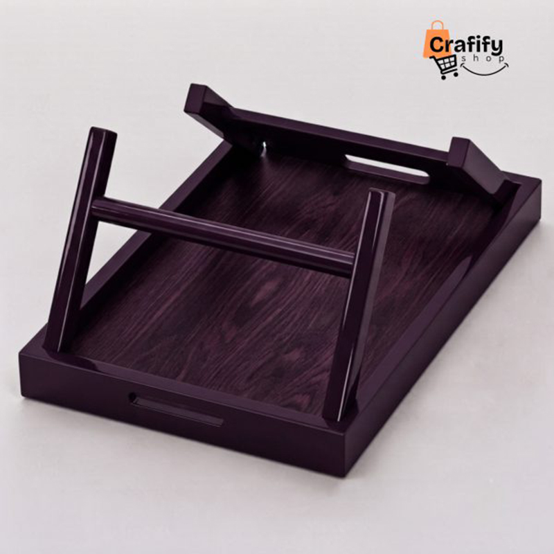 Picture of Premium Wooden Portable Table-Material:Mahogany Wood-Length: 20″,Width: 12″,Height: 11″