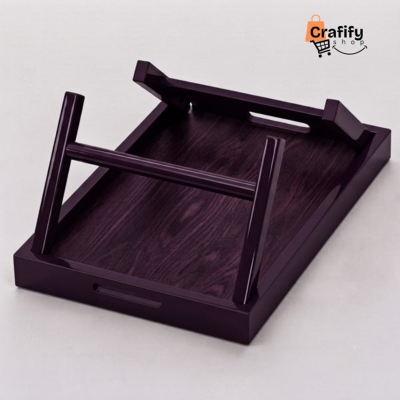 Picture of Premium Wooden Portable Table-Material:Mahogany Wood-Length: 20″,Width: 12″,Height: 11″
