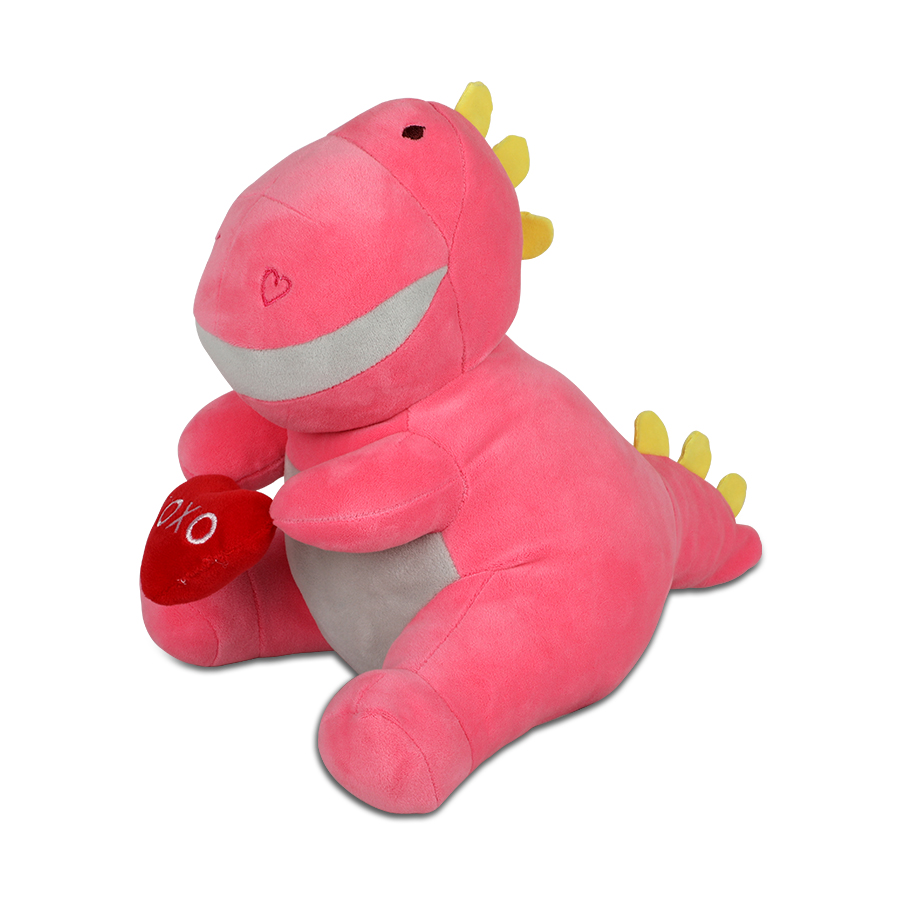 Picture of Comfy Heart Sitting Dinosaur Toy - 30cm 