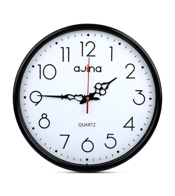 Buy Super Wall Clock Round Black at Best Price In Bangladesh