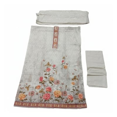 Picture of Elegant Off-White Embroidered Three Piece Suit 001