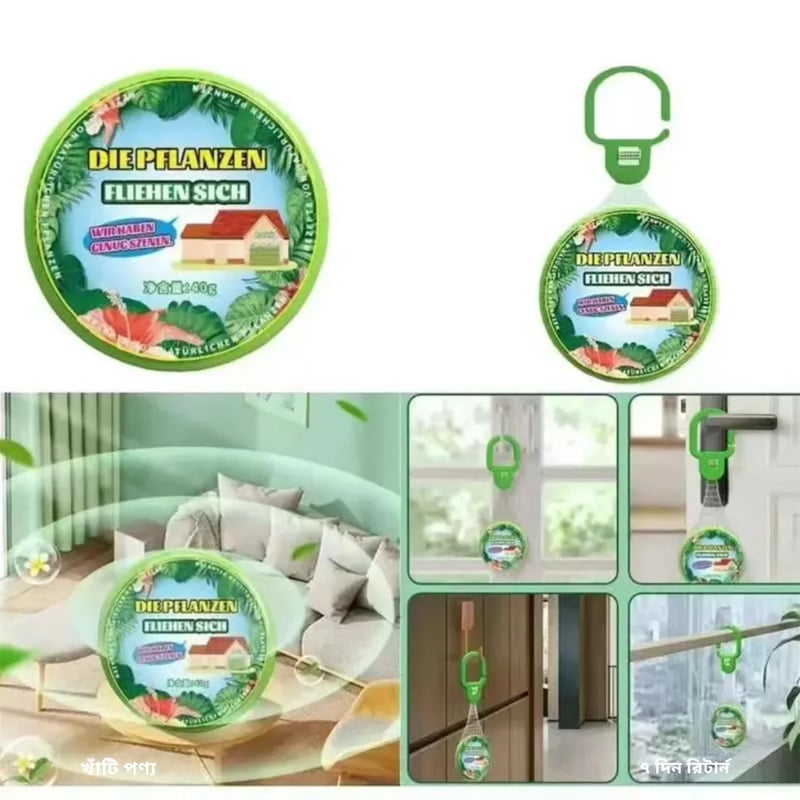 Picture of Mosquito Proof Aromatherapy Fragrance Solid Hanging Diffuser Bedroom Closet Car Home Toilet Odor Prevent Air Freshener
