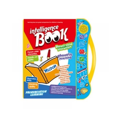 Picture of Talking Book for Kids - Intelligence Book for Babies - Self Learning Study Book with Magic Water Book Combo Musical Book for Children - Electronics Book Toys Rechargeable Book - টকিং বই - বাচ্চাদের কথা বলার বই - Intelligence All in One Book