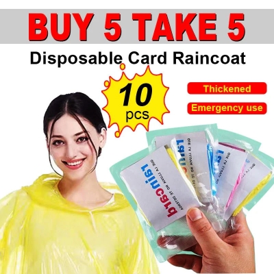 Picture of Rain Card - Wallet Pocket Raincoat, Unisex Raincoat For Men and Women 10pcs Combo
